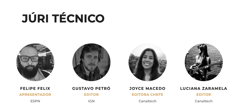 Luciana Zaramela entre integrantes do júri técnico do Prêmio Canaltech 2017